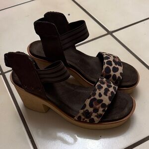 Leopard Print Women's Sandals